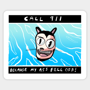 Call 911 Sticker